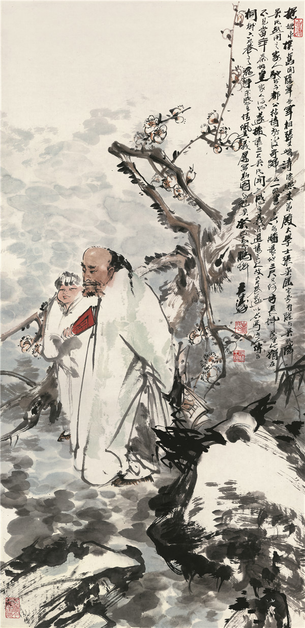 新浙派人物画开创者,王涛人物画作品欣赏