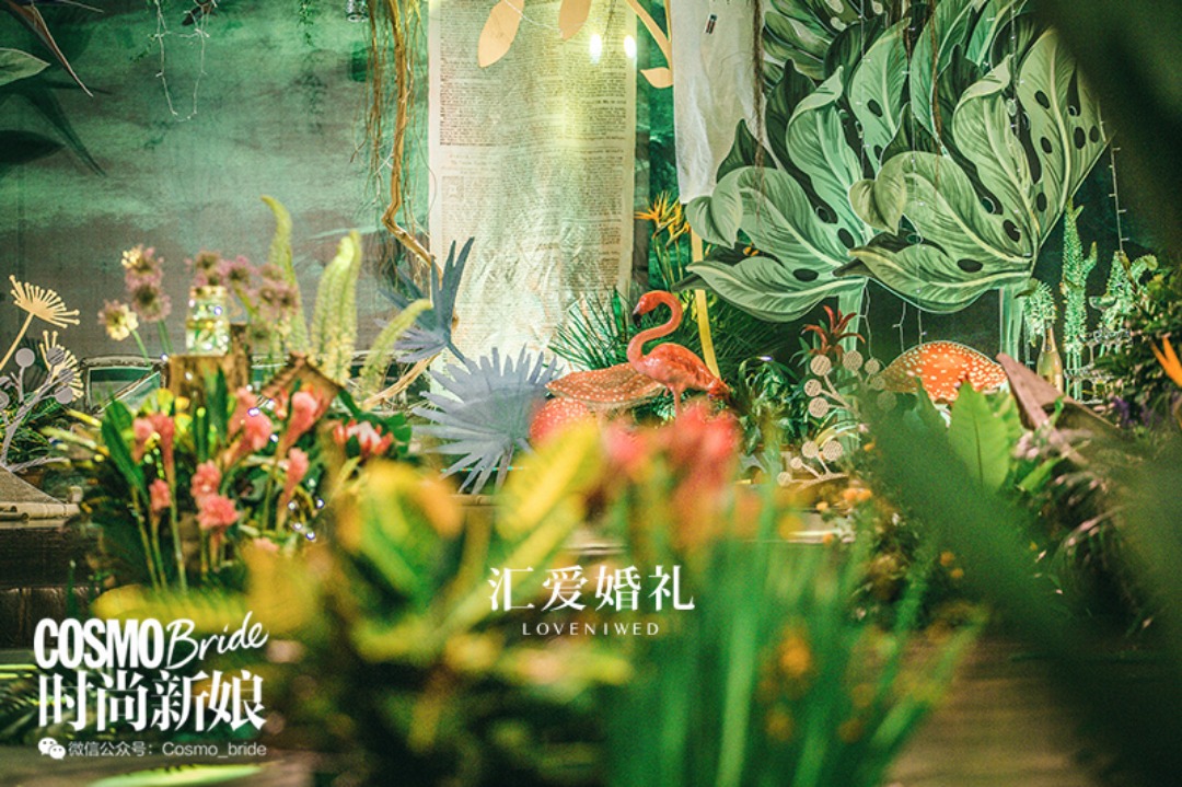 森系婚礼高级简约,清新自然的森系婚礼风格