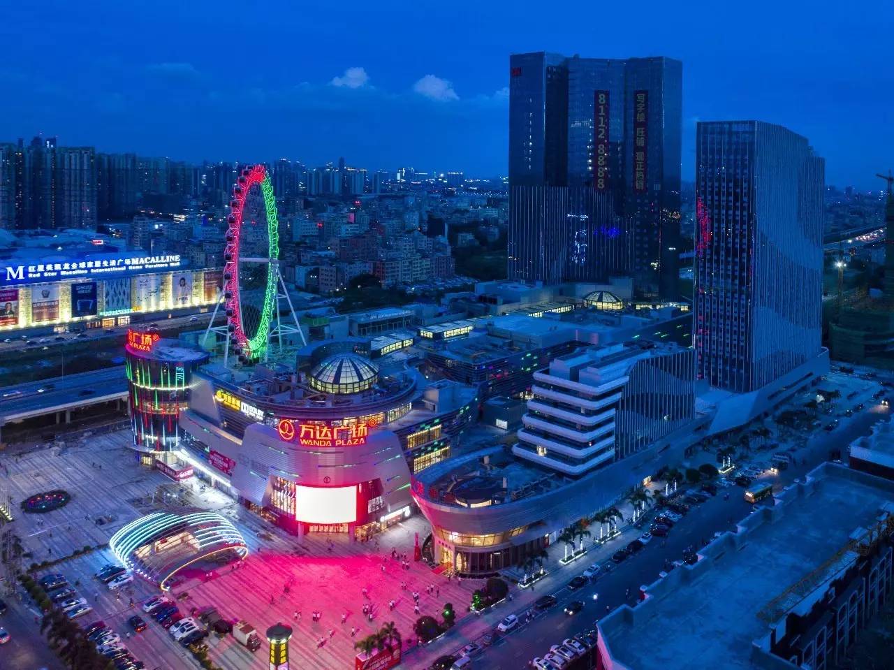 广州万达广场排名第一,广州金沙洲星港万达广场