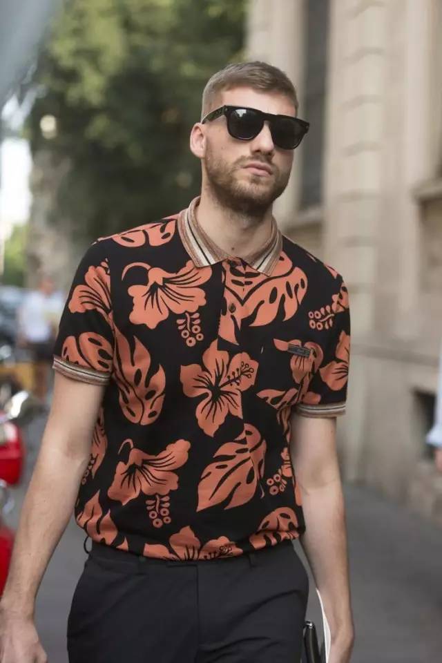 夏季男生polo帅气穿搭,穿搭polo衫