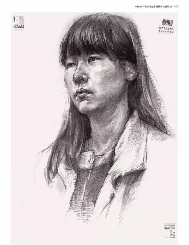 中国美术学院08年素描高分卷,中国美院素描高分卷