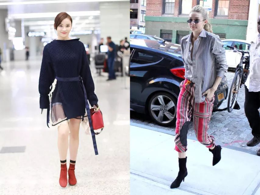 秋冬袜靴,秋冬季百搭袜靴