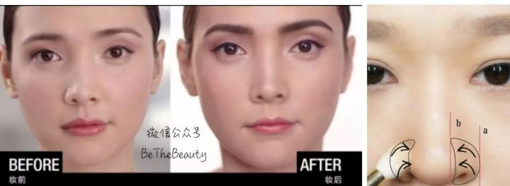 鼻翼宽鼻头大怎么办,塌鼻子鼻翼宽妆容