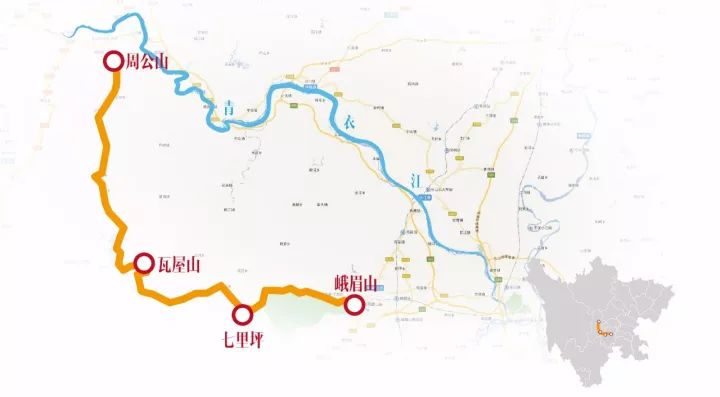 峨眉三山环线,大峨眉旅游西环线