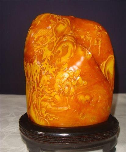 印石田黄石,田黄石有几种颜色和它的图片