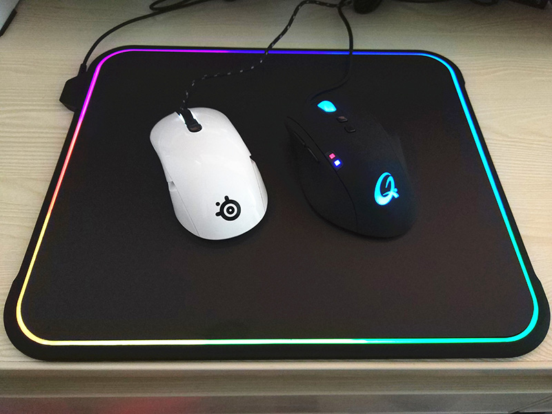 赛睿rgb鼠标垫电竞专用,赛睿qckprismrgb鼠标垫