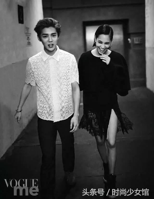 鹿晗小井的蕾丝衫张翰的渔网袜,不是战狼依然够帅