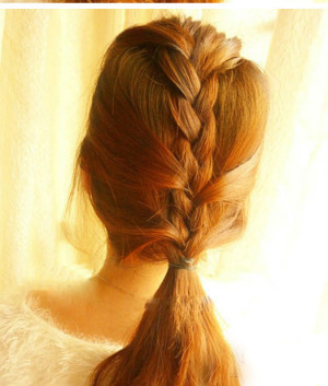 扎马尾编发教程简单易学,扎马尾的编发教程简单好看