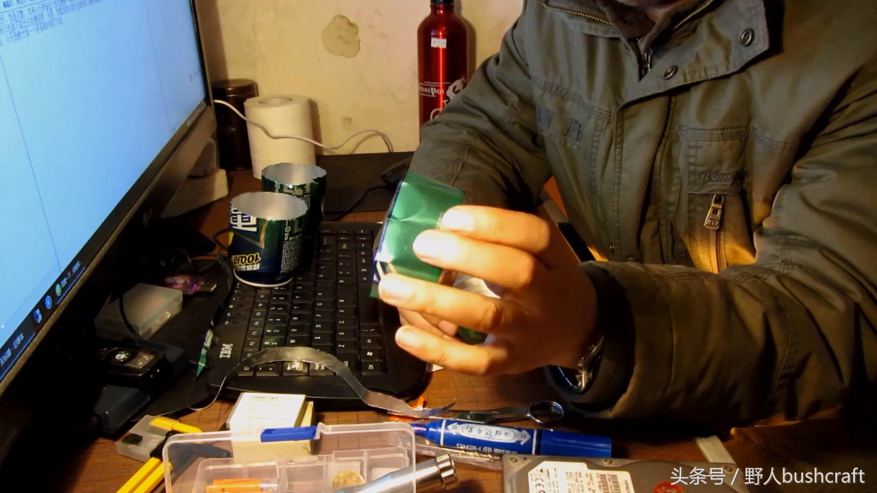 易拉罐增压酒精炉制作,易拉罐制作酒精炉的方法