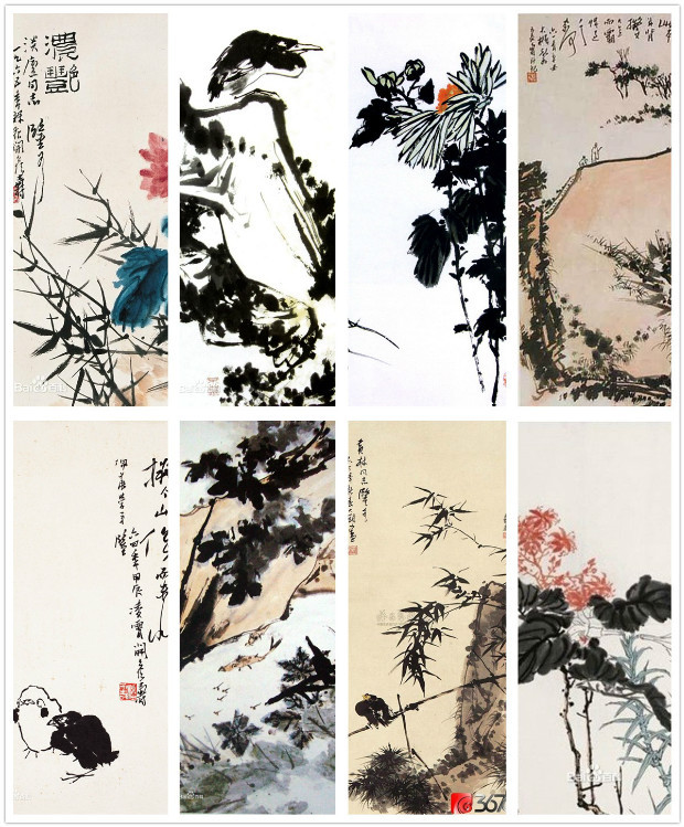 海派花鸟画谁的比较好,海派名家张雄花鸟画