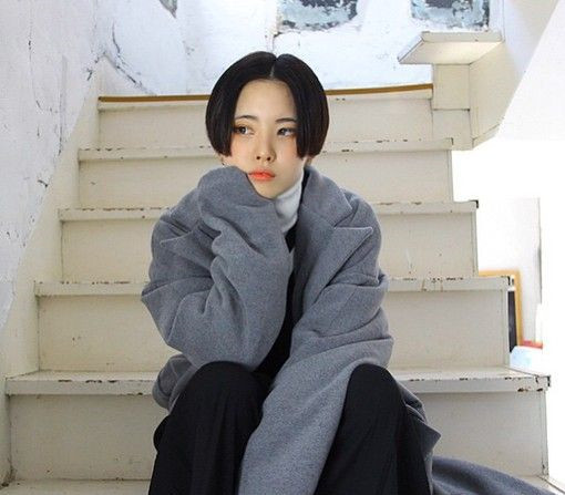 不染不烫的自然中分短发,适合中分的短发型