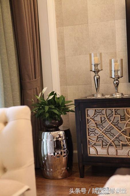 120平米美式轻奢小窝,现代简约美式小窝