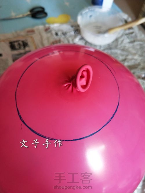 diy精美的创意手工吊灯灯罩教程,麻绳灯罩效果图