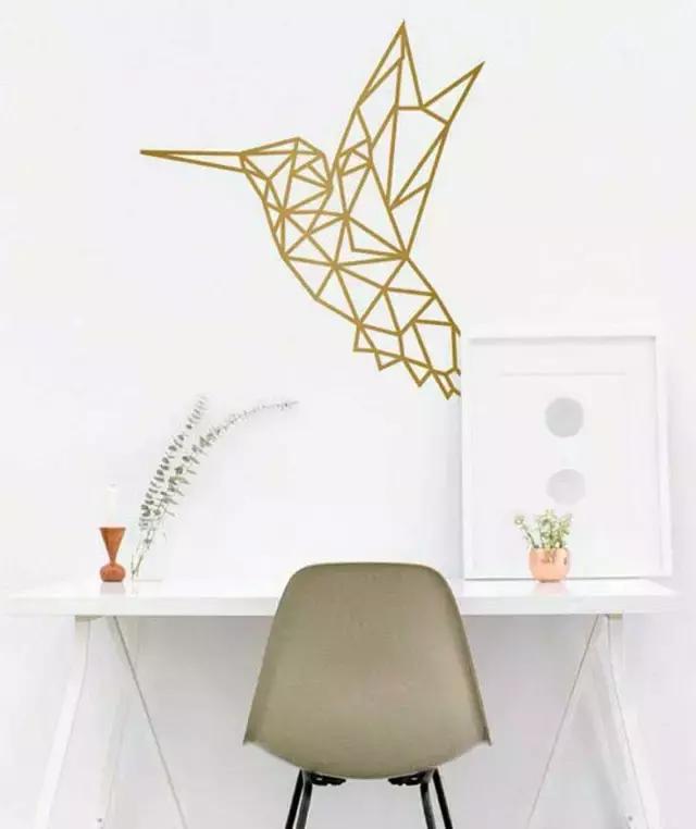 装饰胶带创意用法,胶带纸装饰墙壁