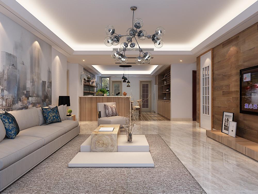 石家庄泰丰观湖一楼带院,泰丰观湖两室两厅装修效果