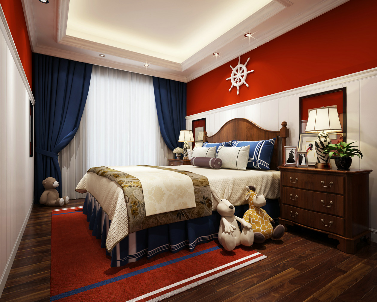 4-5岁儿童房装修风格,7-12岁儿童房装修风格简单