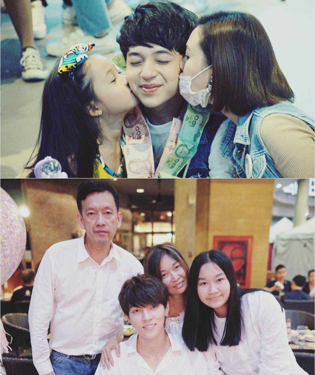 泰国母亲节，来看看泰星与母亲的有爱照片吧！