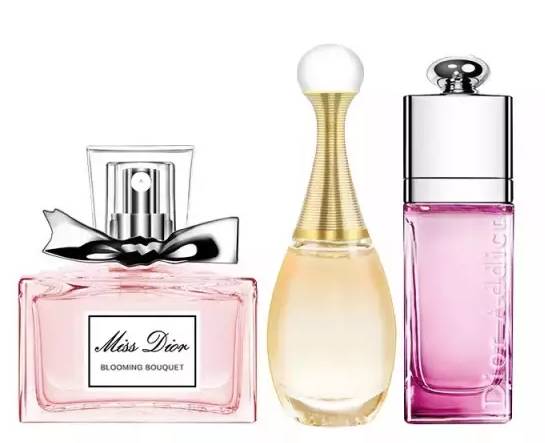 七夕情人节礼盒迪奥香水,七夕迪奥口红香水套装礼盒