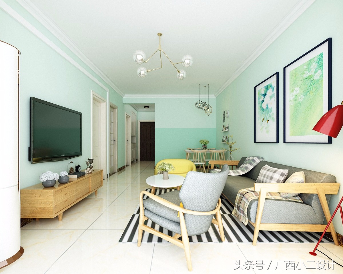 房间装修设计图1-3居室效果图,177平方米装修效果图