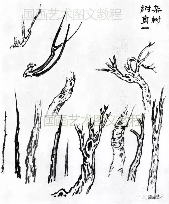 山水画教程零基础入门,水墨山水画技法入门教程