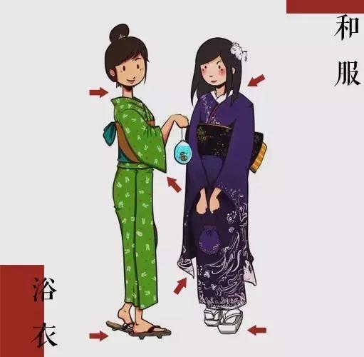 日式改良版浴衣穿搭,日式浴衣怎么穿才好看