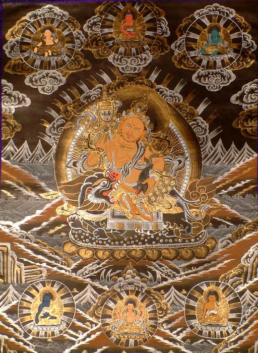 唐卡藏文化艺术品欣赏,精美的西藏唐卡艺术欣赏