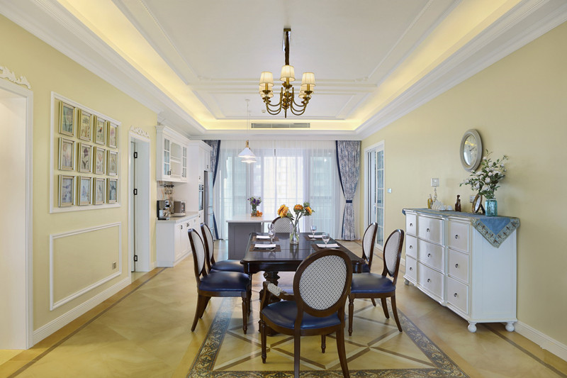 95万打造273平美式四居室，舒适休闲，广州水韵蓝湾装修借鉴