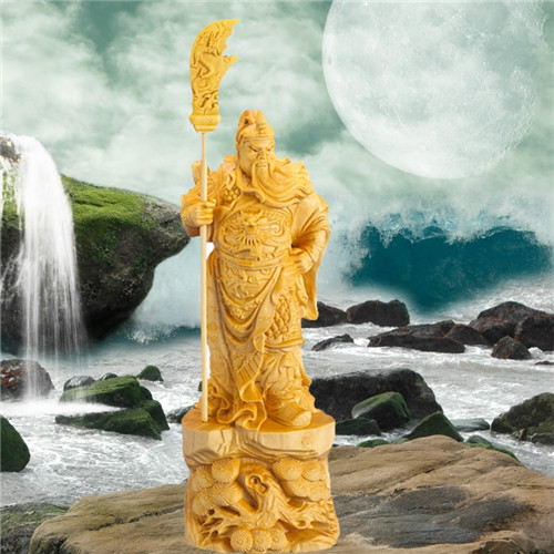 忠义盖世全铜关公关二爷雕塑摆件,关羽关二爷摆件