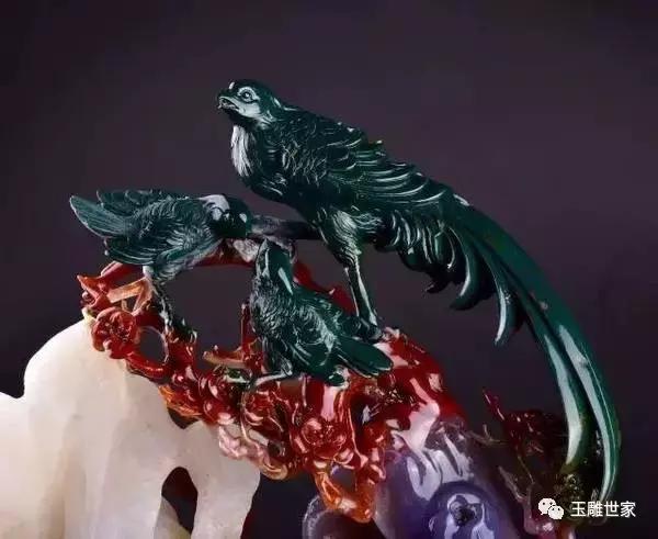 印度七彩玛瑙雕刻作品,印度七彩玛瑙作品欣赏