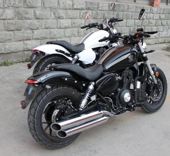 国产太子巡航摩托大地鹰王350与奔达390你会怎么选