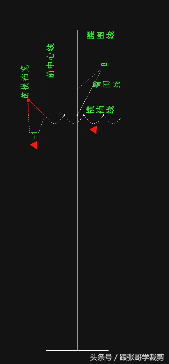 零基础学裁剪女裤,裁剪教程精品女直筒裤