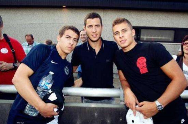 阿扎尔一门三杰,阿扎尔年轻时踢球