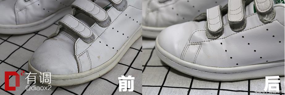 测试刷鞋清洗剂,测试清洗小白鞋