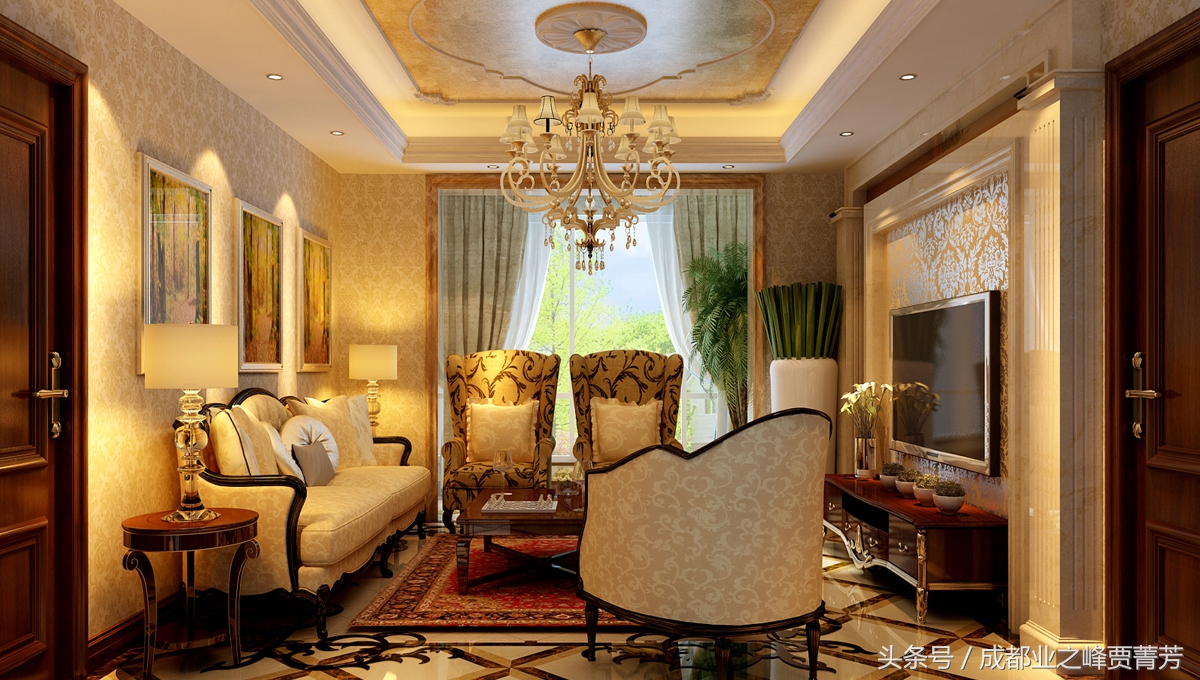 金科王府豪宅内景图,金科王府装修81平