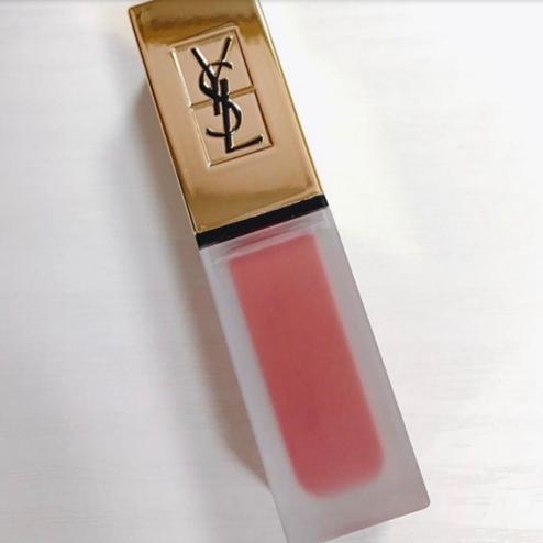 ysl哑光16号唇釉试色,ysl唇釉16号试色兰蔻豆沙