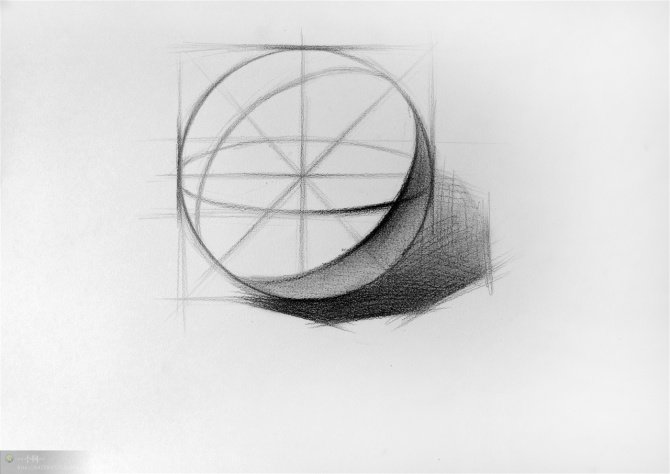 写生素描石膏几何体教学,几何体组合写生素描石膏构图教程