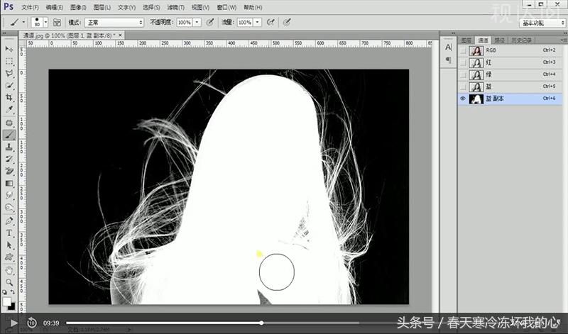 用ps毛发抠图十种方法,ps抠图技巧毛发调整边缘