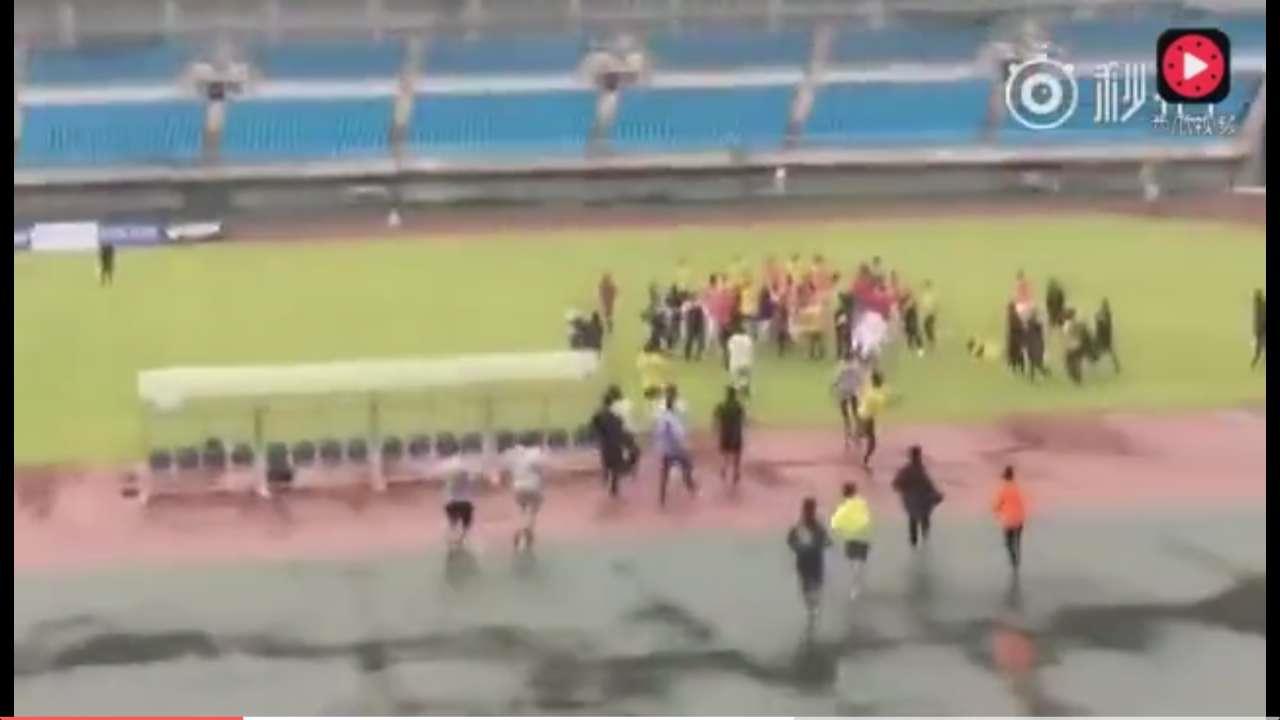 中国体育界的几次打架事件,中国联赛打架斗殴事件