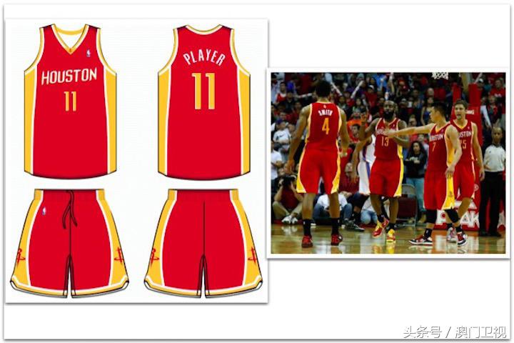澳卫体育NBA队标球衣变迁史：休城红海