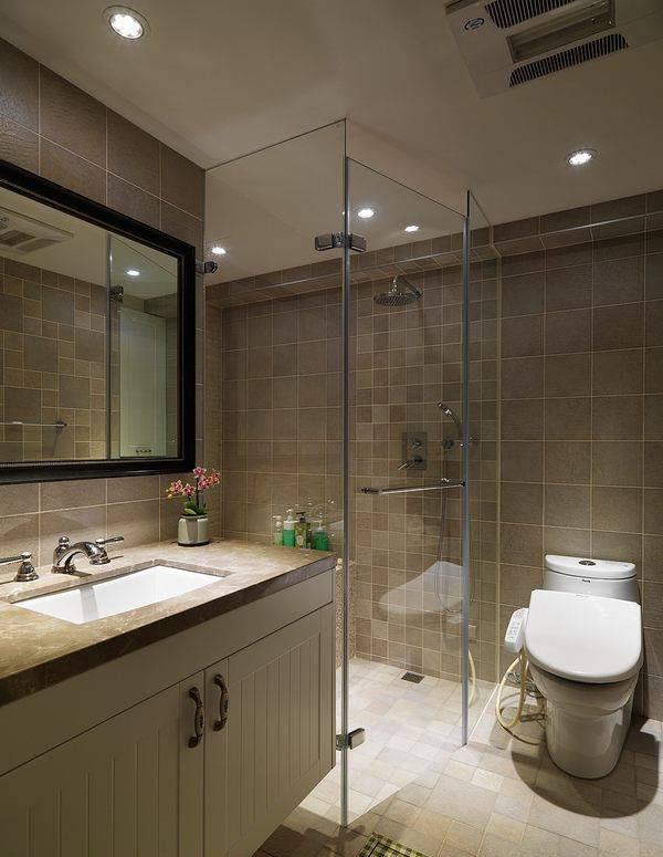 美式复古风格，武汉中国铁建梧桐苑，138平25万全包，有餐厅吧台