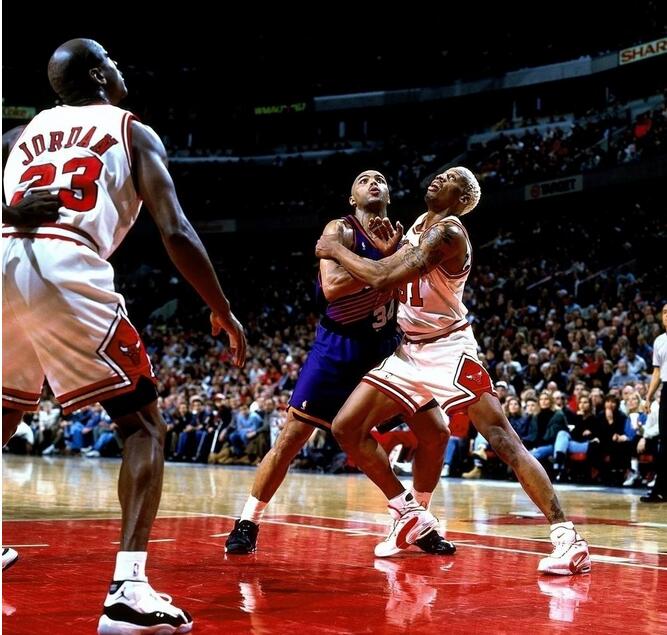 罗德曼锁喉伯德,大鸟伯德和罗德曼打架