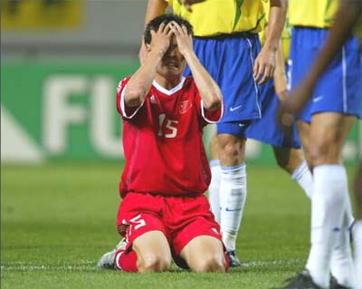 2002国足对阵土耳其,世界杯国足0-3土耳其