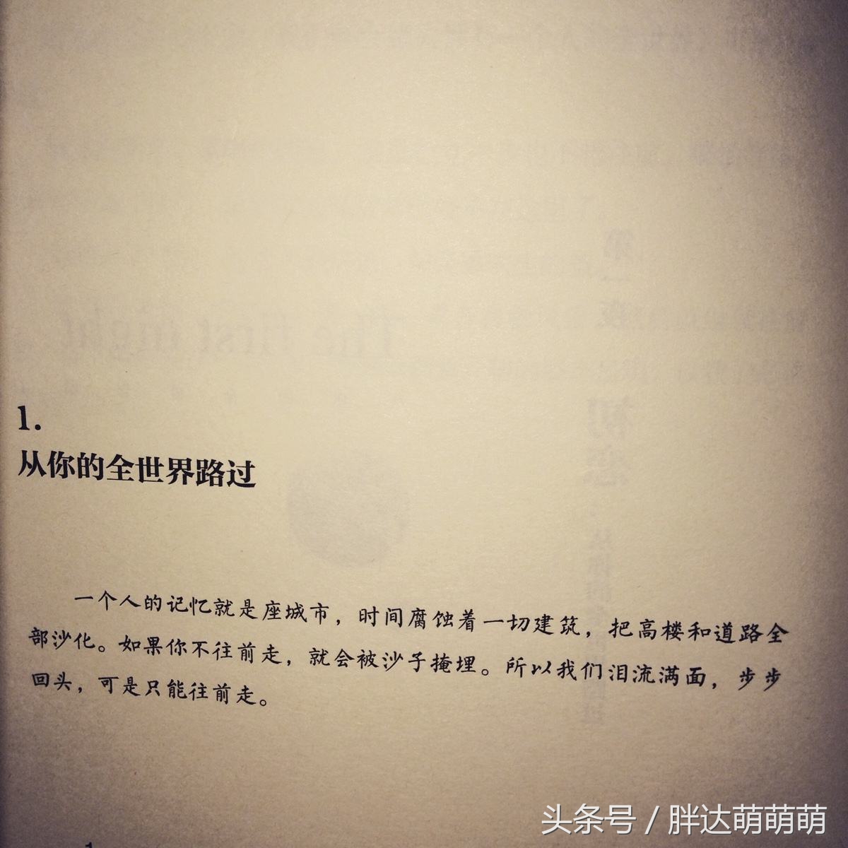 世界是你的遗嘱而我是你的遗物,这世界是你的遗嘱而我是你的遗物