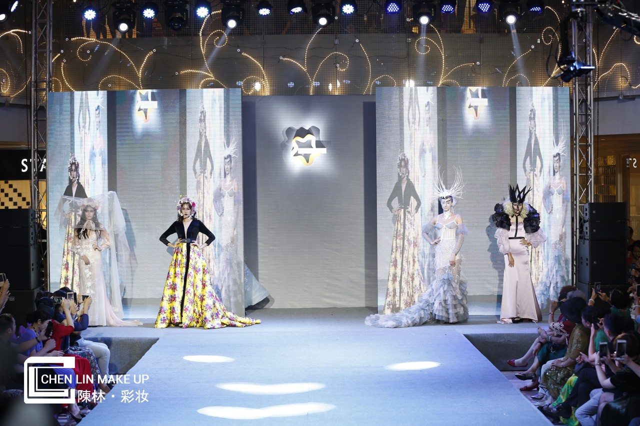 中国东盟国际彩妆大赛陈林彩妆贺加贝杯十佳化妆服饰比赛完美收官