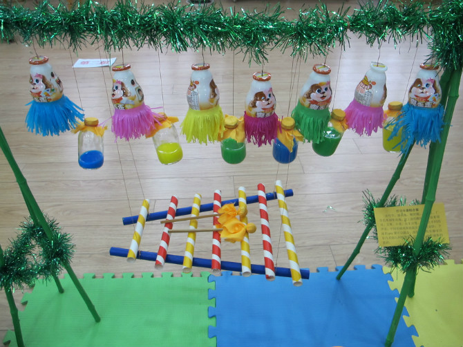 幼儿园自制显微镜玩具怎么做,幼儿园户外pvc管子自制玩具器械