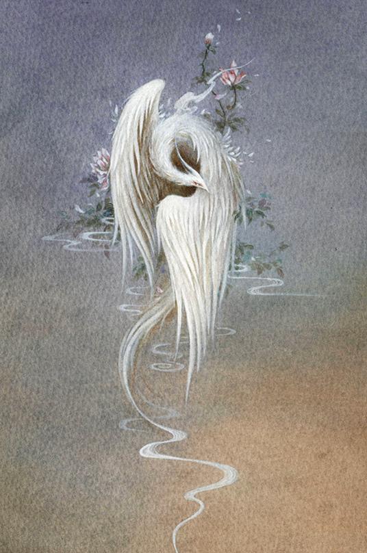 中国百鬼画作,一双巧手作画