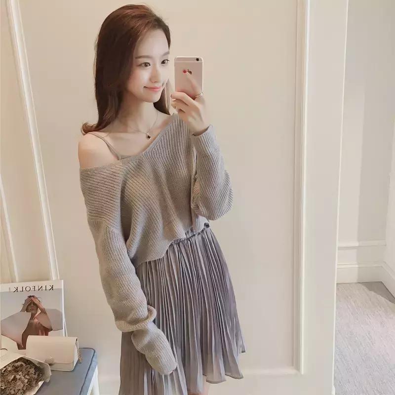 吊带连衣裙叠衣法,吊带连衣裙套装减龄