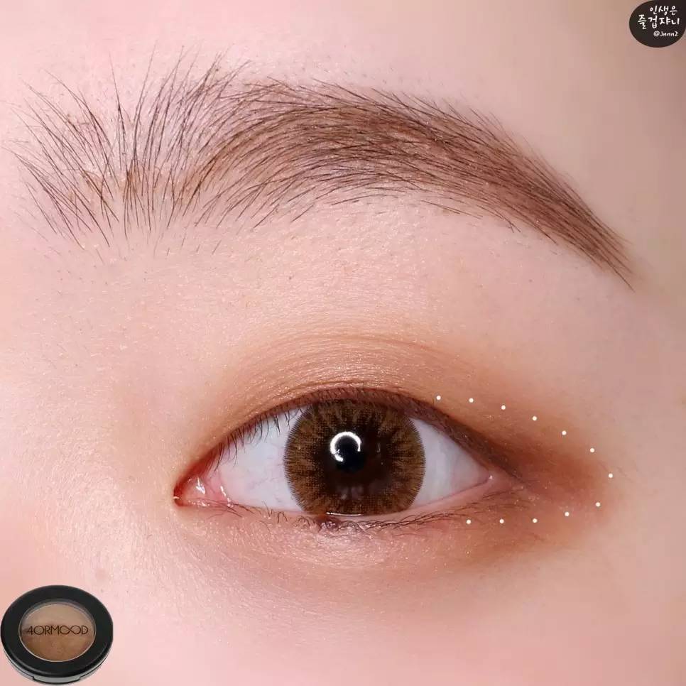 内双接近单眼皮如何画眼妆视频,单眼皮小眼睛内双肿眼泡眼妆教程