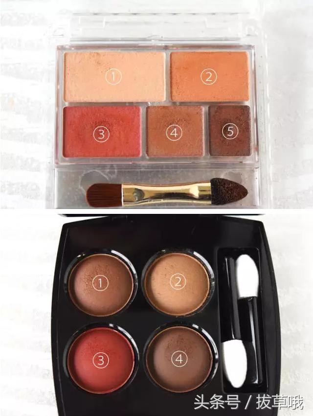 canmake眼影盘03测评,canmake五色眼影21号红茶蒙布朗