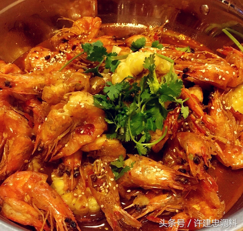 虾吃虾涮虾火锅的做法,虾吃虾涮香辣虾标准操作